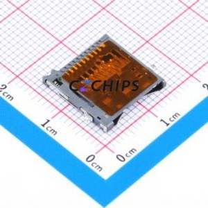 MR-1211-H175 SD Card / Memory Card Connector SMD Connector Self-Return Type MicroSD Card (TF Card) Card Holder 1.75mm - Product Image 2