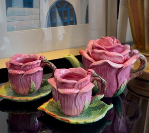 Customized Exquisite Luxurious Bone China European Style Afternoon <b>Tea</b> <b>Set</b> Eco-Friendly Dishwasher Safe Includes Rose Design Cup - Product Image 4