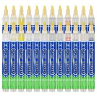Stylo marqueur de réparation pour joints de carrelage blanc, stylo de recoloration pour interstices de carrelage, stylo de réparation pour carrelage céramique de sol pour la décoration intérieure