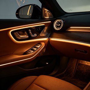 ไฟแอมเบียนท์ LED ภายในรถยนต์เบนซ์ E-Class W214 รุ่นปี 2023-2025 ควบคุมผ่านหน้าจอ 12V อุปกรณ์ตกแต่งดัดแปลง - Product Image 2