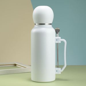<b>Hot</b> Sales Modern 1300ml Stainless Steel Insulated Vacuum <b>Flask</b> Customized Logo Outdoor Football Shape Water Bottle Spoon Camping - Product Image 3