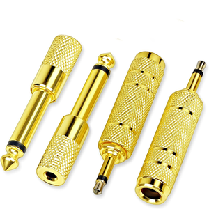 <span class=keywords><strong>4</strong></span>-pack hoofdtelefoonadapter 3,5 mm mannelijk naar 6,35 mm vrouwelijk en 6,35 mm naar 3,5 mm audioadapter voor speler - Product Image 2