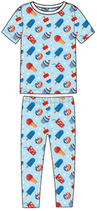 Pyjama Enfant en Bambou pour Filles, Ensemble de Nuit Imprimé, Stock en Liquidation, En Stock, Prix Bas, Prêt à Expédier, Vente en Gros à l'Unité - Product Image 5