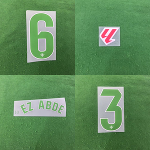 Pegatina Termoadhesiva con Nombre y Número de Jugador <span class=keywords><strong>del</strong></span> Real <span class=keywords><strong>Betis</strong></span> 24-25, Versión Local La Liga - Product Image 4