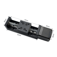 Moteur pas à pas NEMA 11 Rail linéaire 50mm / 100mm / 150mm/ 200mm Actionneur linéaire d'étape avec rails linéaires carrés Mini table coulissante