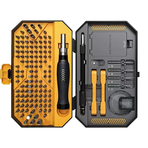 Jeu de tournevis de précision 43 pièces, réparation plastique, fente, Phillips, hexagonal, Pozidriv, Torx, magnétiseur industriel, démagnétiseur, chrome - Product Image 4