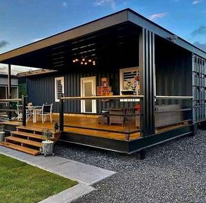 Maison mobile de conteneur d'expédition préfabriquée modulaire prête à l'emploi de la Chine pour <span class=keywords><strong>restaurant</strong></span> bar hôtel entrepôt appartement magasin - Product Image 4