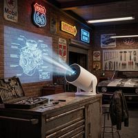 Proyector Inteligente Portátil JUNUO HY300 Pro Plus, Android 11, Wifi, Proyector de Video Mini HY300 Pro+