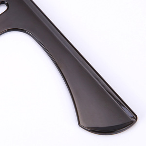 Peigne à dents larges pour coiffures Pompadour et chignons arrière, usage professionnel, plastique, grande taille, noir, bleu, marron - Product Image 3