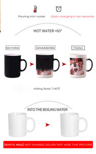 Taza de café de cerámica mágica de estilo americano con tapa, regalo <span class=keywords><strong>del</strong></span> Día <span class=keywords><strong>del</strong></span> <span class=keywords><strong>Padre</strong></span> <span class=keywords><strong>para</strong></span> té o cerveza, taza mágica térmica - Product Image 6