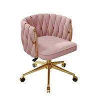 Table de manucure moderne de luxe haut de gamme, ensemble de 2 chaises en velours rose, plateau en marbre, bureau à ongles pour salon de beauté professionnel, mobilier de spa