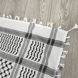 Fabricante marca Original algodón Shemagh Keffiyeh bufanda chal Unisex en tejido estilo árabe Palestina Kufiya Arafat Hatta estilo - Product Image 4