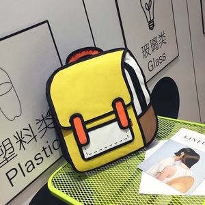 Wasserdichter Schul rucksack Kinder <span class=keywords><strong>2D</strong></span> Cartoon Schult asche - Product Image 4