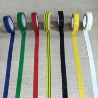 Ruban adhésif électrique en PVC de qualité professionnelle résistant à la chaleur avec adhésif en caoutchouc ignifuge et imperméable pour usage domestique