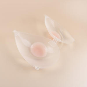 Reggiseno in <span class=keywords><strong>Silicone</strong></span> trasparente a goccia Color block Sexy impermeabile chiusura frontale traspirante senza soluzione di continuità - Product Image 4