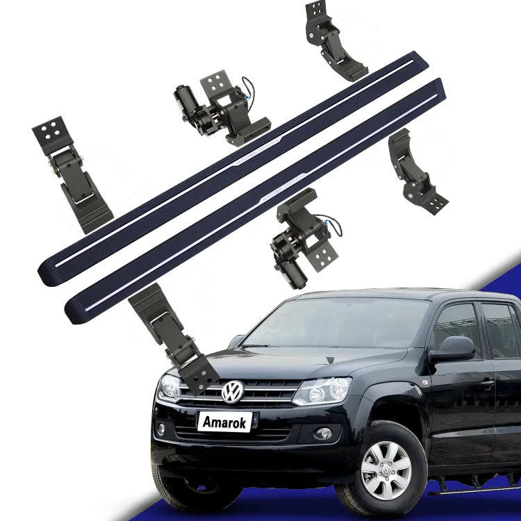 Garantie de trois ans de haute qualité en alliage d'aluminium marchepieds automatiques marchepieds latéraux électriques pour VW Amarok 2015 +