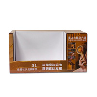 Support de comptoir en carton personnalisé, portable, pliable et recyclable pour les magasins de détail