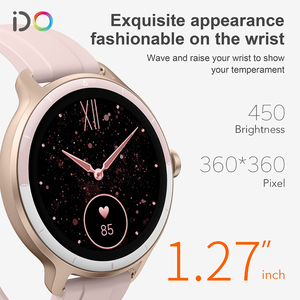 2025 nuevo reloj inteligente redondo TFT de 1,27 pulgadas con hermoso diseño Al Voice para mujer - Product Image 4