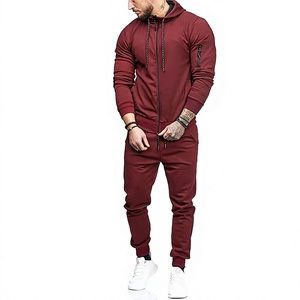 Chándal Deportivo con Cremallera para Hombre, Transpirable, de Poliéster, con Cremallera Completa, Venta al por Mayor, Personalizado para Gimnasio - Product Image 4