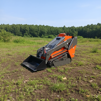 Chargeuse compacte sur chenilles JIAHE 1780 KG, moteur diesel, capacité de 475 kg, chargeur frontal, pompe hydraulique, moteur, transmission sur chenilles, CE/EPA