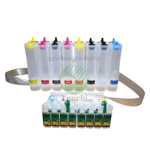 New Tương Thích Hệ Thống Mực In Ciss Cho <span class=keywords><strong>Epson</strong></span> <span class=keywords><strong>R1800</strong></span> R800 Rỗng Mực In Số Lượng Lớn Hệ Thống Mực In Liên Tục Hệ Thống Cho <span class=keywords><strong>Epson</strong></span> R800 T0540-T0549 - Product Image 3