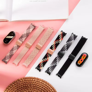 Bracelet en nylon pour <span class=keywords><strong>Xiaomi</strong></span> <span class=keywords><strong>Mi</strong></span> Band 9/8, bracelet de sport respirant de haute qualité, accessoires pour <span class=keywords><strong>Mi</strong></span> Band <span class=keywords><strong>10</strong></span> 9 NFC, bracelet de remplacement - Product Image 3