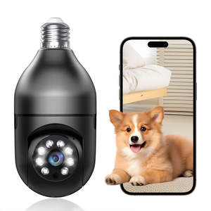 Cámara de Vigilancia Inalámbrica WESECUU E27 PTZ WIFI de 360 Grados, 3MP, Doble Banda, con Forma de Bombilla, para Seguridad del Hogar con Funciones de Monitoreo de Bebés y Mascotas - Product Image 1