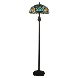 Modern Design Creatieve Thuis Decoratieve Slaapkamer Woonkamer Led Stained Glass Tiffany Floor Lamp