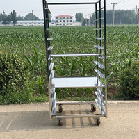 304 Küche Lebensmittel Brot Ofen Backen Kühl schale Trolly Cart 16 Schichten Gn Pan Kuchen Bäckerei Rack Trolley