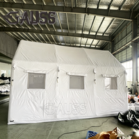 Tente médicale à double couche à déploiement rapide, tente gonflable d'urgence pour l'extérieur, tente événementielle et tente à structure pneumatique