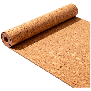 Tapis de <span class=keywords><strong>yoga</strong></span> large en liège avec marques d'<span class=keywords><strong>alignement</strong></span>, antidérapant, pour débutants, extra large, double couche, 6 mm, équipement de fitness recyclable - Product Image 4
