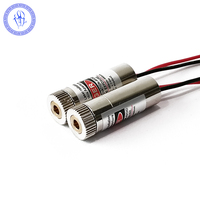 Tête de Module Laser de la croix rouge, lot de 2 pièces 650nm 5mW 3-5V