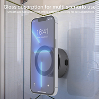 Support de téléphone portable de bureau OEM ODM personnalisé avec logo, nouveau, portable, flexible, rotatif à 360 degrés, en métal, avec ventouse magnétique puissante