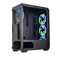 Computer Case Desktop Stock ATX GAMING Case ABS Plastic Complied 240mm Water Cooling 200 12 P Plastic Mini Itx Mid Tower