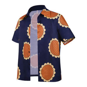 Traje de Cosplay de <span class=keywords><strong>Luffy</strong></span> de una pieza de Anime bidimensional, <span class=keywords><strong>camisa</strong></span> de girasol, conjunto de disfraz de espectáculo de cómic de Halloween, incluye capa de accesorios - Product Image 3