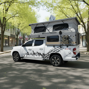 Camping-car léger et moderne en alliage d'aluminium avec extension coulissante et salle de bain <span class=keywords><strong>pour</strong></span> <span class=keywords><strong>2</strong></span>-3 <span class=keywords><strong>personnes</strong></span> - Product Image 1