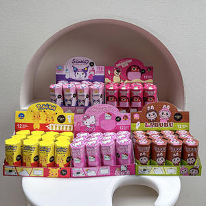 고품질 PVC 카피바라 대시보드 피규어 12개입/박스 블라인드 박스 카피바라 서프라이즈 완벽한 어린이 선물용 장난감 - Product Image 3