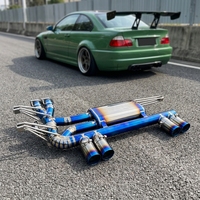 Échappement arrière SDO Titanium Valvetronic pour BMW M3 E46 3.2L 2000-2006, silencieux de performance avec soupape à vide et embouts en carbone