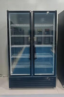 Réfrigérateur commercial vertical à 3 portes vitrées pour boissons, refroidisseur de bouteilles, pour supermarché, bar, restaurant, magasin