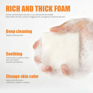 Savon Solide Curcuma 100g Hydratant et Éclaircissant pour le Visage et le Corps – Soin Profond et Nettoyant pour la Peau – Meilleure Vente - Product Image 5