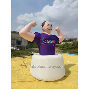 Bodybuilder gonflable musclé Offre Spéciale puissant Sports <span class=keywords><strong>Gym</strong></span> Fitness Publicité Gonflables avec un homme musclé - Product Image 3