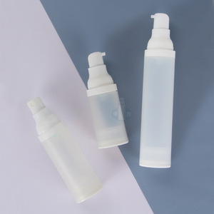 Frosted <b>Spray</b> Bottles 15ml 20ml 30ml 50ml With Pump Head For Cosmetic Packaging <b>Moisturizer</b> Liquid Dispensing PP Emulsion - Product Image 2