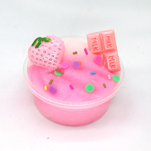 Mini Kit de Slime pour Desserts, 3 Couleurs Assorties, Garnitures de Fruits, Fournitures Artisanales DIY, Cadeaux de Fête, Cadeaux d'Anniversaire, Jouets en Gros - Product Image 5
