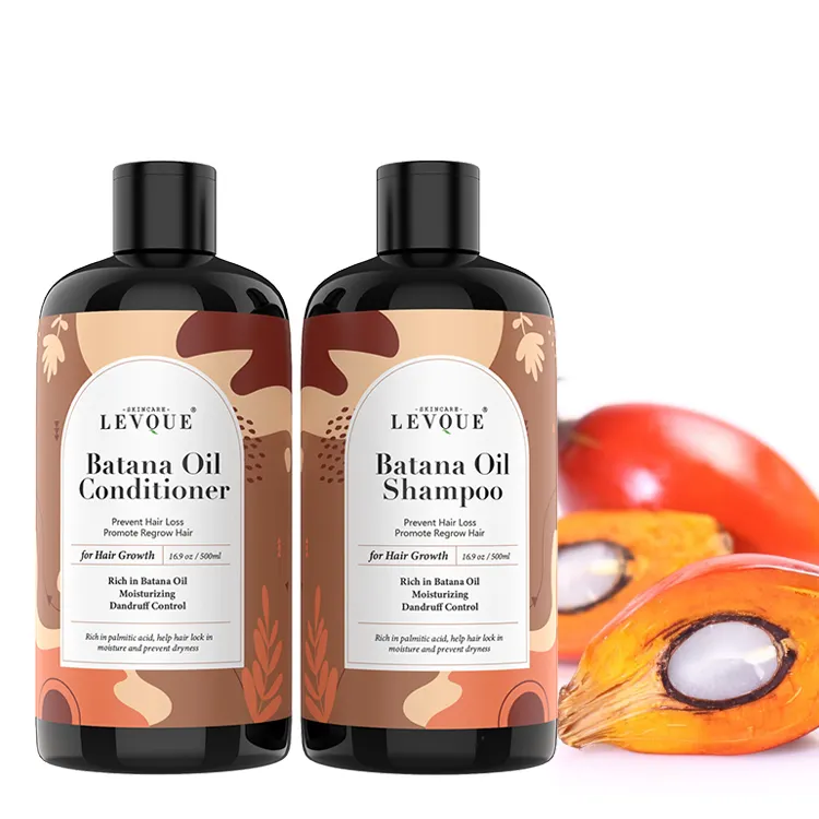 Private Label Batana Olie Shampoo En Conditioner Hydraterende Onderhoud Te Voorkomen Haaruitval
