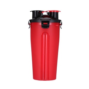 2-in-1 Haustier-Reisebecher Wasser- und Futterspender mit Schüssel Ein-Knopf-Bedienung Outdoor Tragbar OEM Grenzüberschreitender Großhandel - Product Image 5