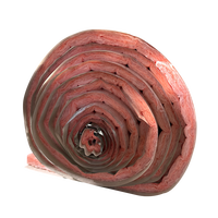 Rapport ASTM résistant au feu Rouleau de laine de verre d'isolation thermique et acoustique en fibre de verre rose