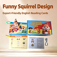 Lápiz Educativo Interactivo para Niños con 55 Tarjetas de Aprendizaje de Doble Cara, Regalo para Niños Pequeños