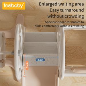 Feelbaby per bambini auto stile scivolo di plastica parco giochi al coperto giocattolo di bell'aspetto giardino educativo per la casa parco avventura per lo Shopping - Product Image 6