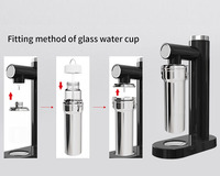Machine à eau étincelante et à carbonatation de Soda en Streaming pour la maison infiltre la saveur tout en carbonatant les boissons