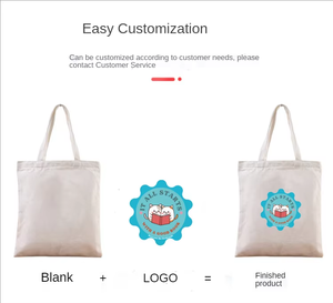 Sac fourre-tout en toile de coton réutilisable, écologique, pour le <span class=keywords><strong>week</strong></span>-<span class=keywords><strong>end</strong></span>, avec une longue sangle résistante - Product Image 4